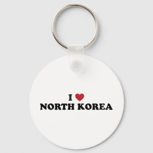 Llavero Amo a Corea del Norte