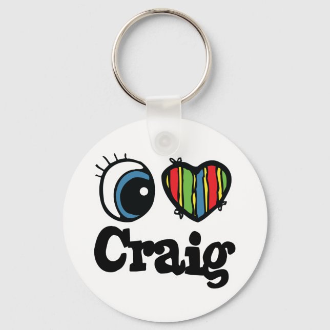 Llavero Amo a Craig (Anverso)