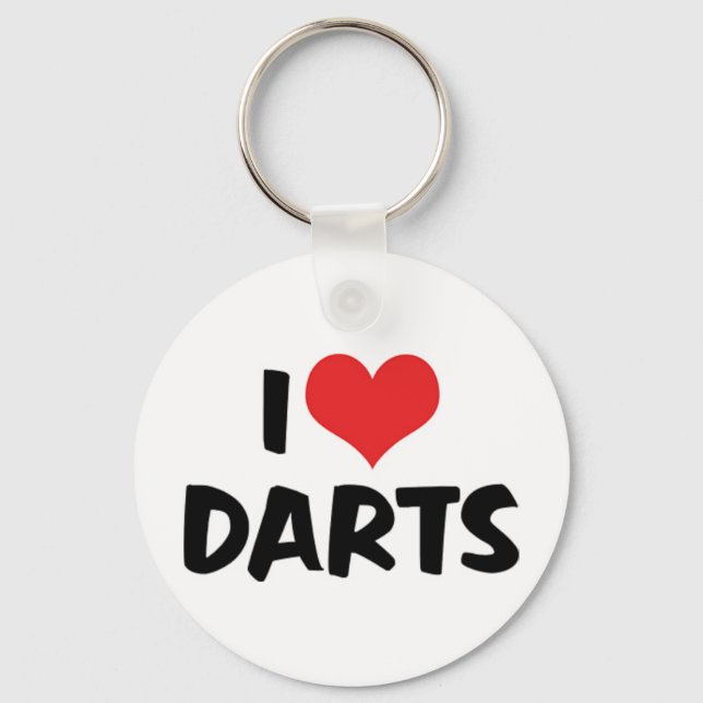 Llavero Amo a Darts Keychain (Anverso)