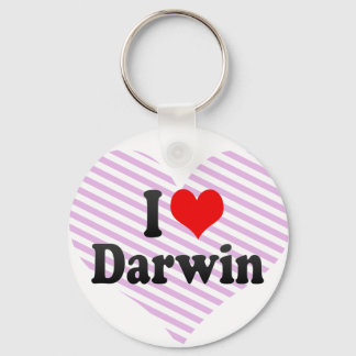 Llavero Amo a Darwin