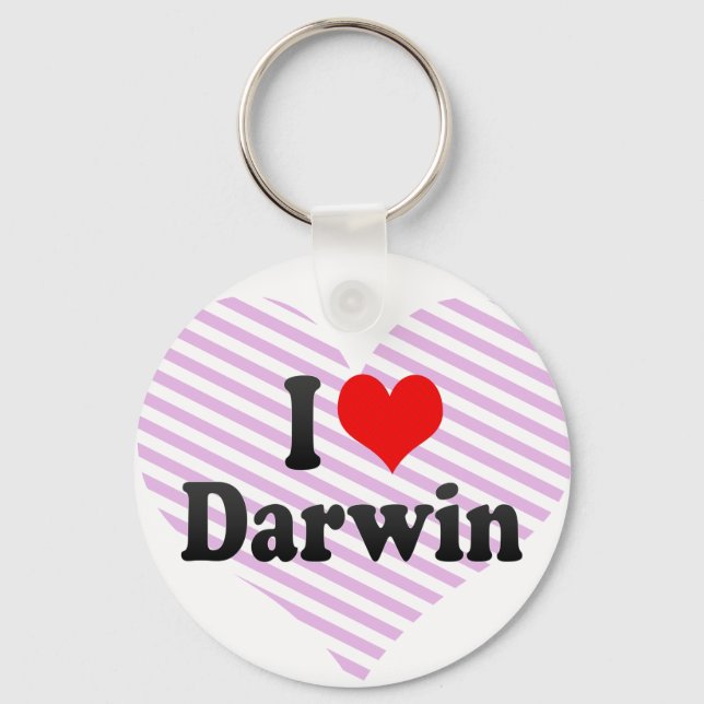 Llavero Amo a Darwin (Anverso)