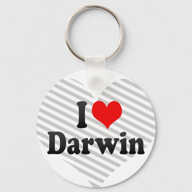 Llavero Amo a Darwin (Anverso)