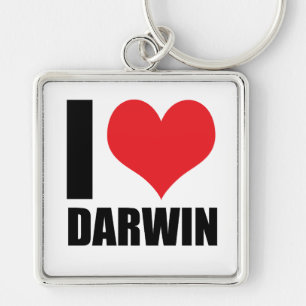 Llavero Amo a Darwin