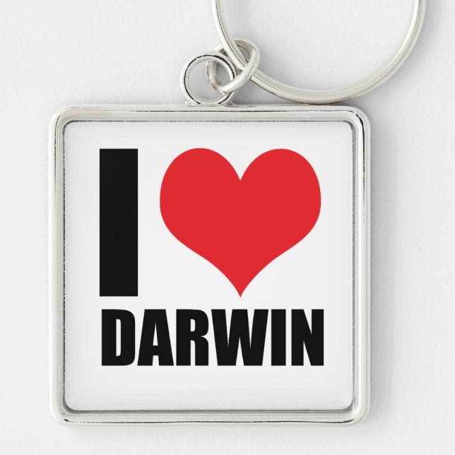 Llavero Amo a Darwin (Frente)