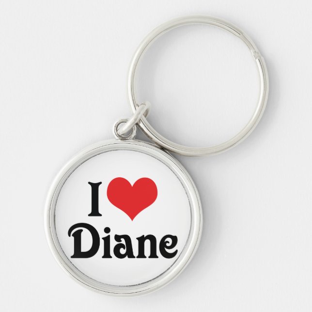 Llavero Amo a Diane (Frente)