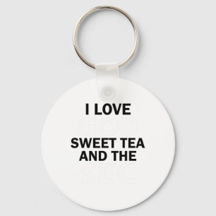 Llavero Amo a Dios, té dulce y el pie sureño de la SEC