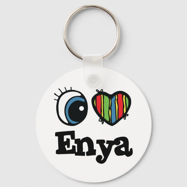 Llavero Amo a Enya (Anverso)