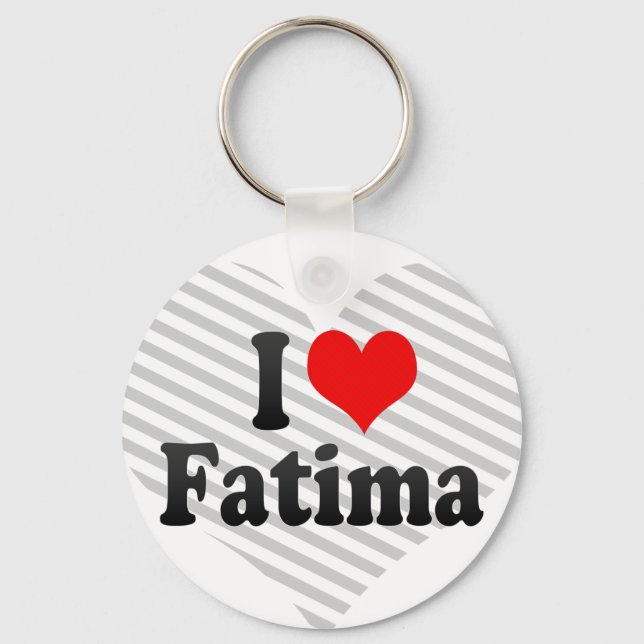 Llavero Amo a Fatima (Anverso)