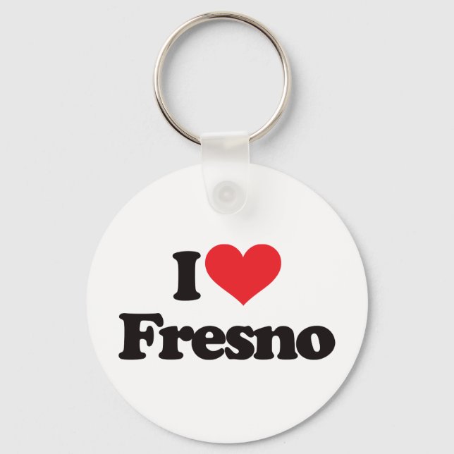 Llavero Amo a Fresno (Anverso)