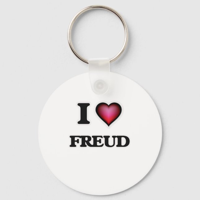 Llavero Amo a Freud (Anverso)