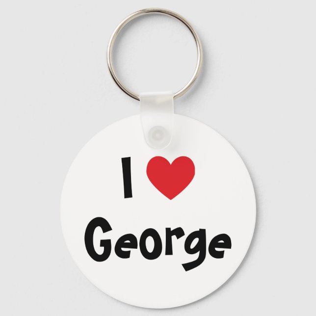 Llavero Amo a George (Anverso)
