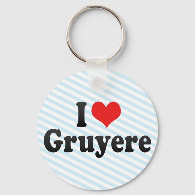 Llavero Amo a Gruyere (Anverso)