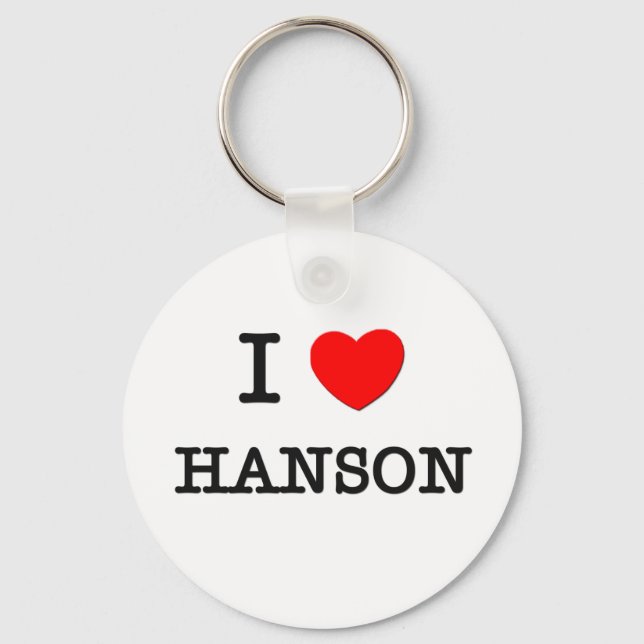 Llavero Amo a Hanson (Anverso)