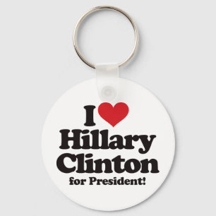 Llavero Amo a Hillary Clinton para el presidente