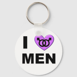 Llavero Amo a hombres