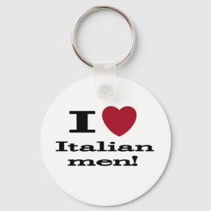 Llavero Amo a hombres italianos