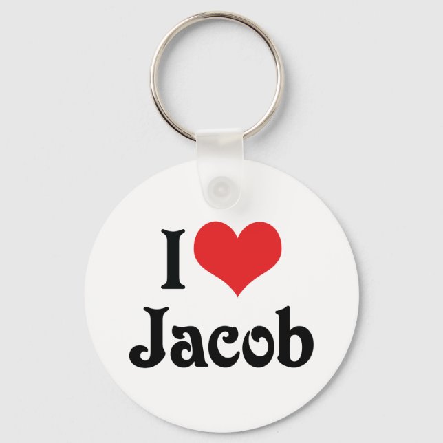 Llavero Amo a Jacob (Anverso)
