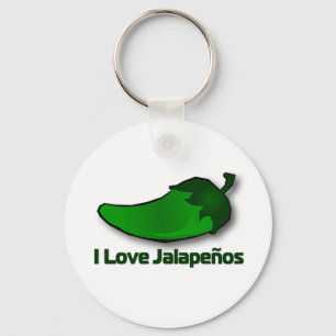 Llavero Amo a Jalapenos
