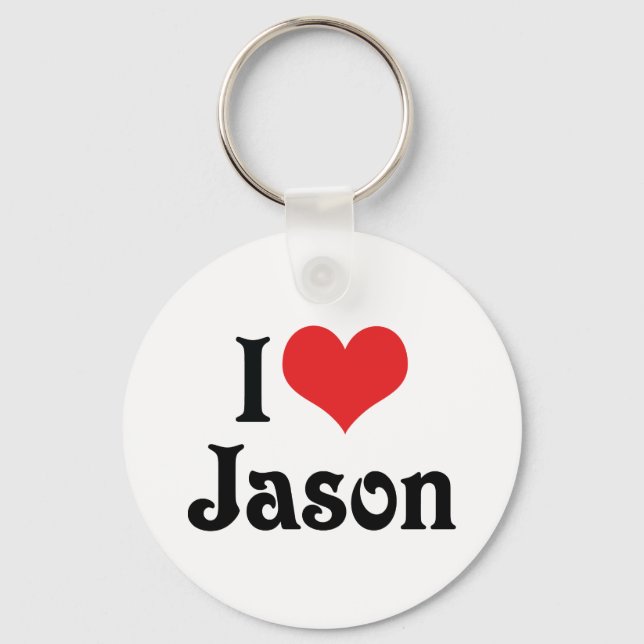 Llavero Amo a Jason (Anverso)