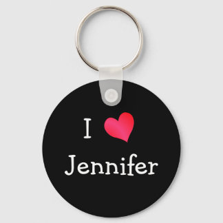 Llavero Amo a Jennifer