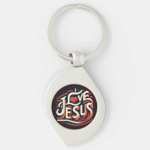 Amo a Jesucristo Keychain