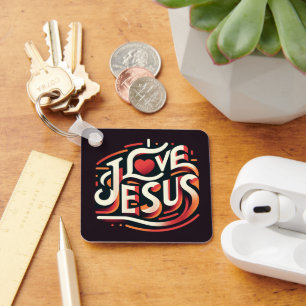 Llavero Amo a Jesucristo Keychain