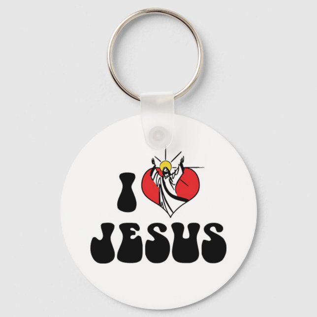 Llavero Amo a Jesus Keychain (Anverso)