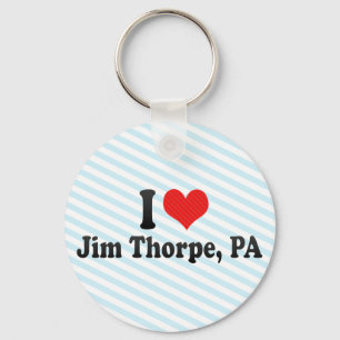 Llavero Amo a Jim Thorpe, PA