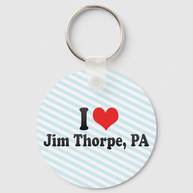 Llavero Amo a Jim Thorpe, PA (Anverso)