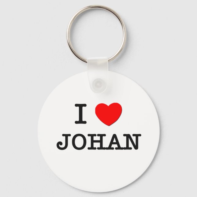 Llavero Amo a Johan (Anverso)