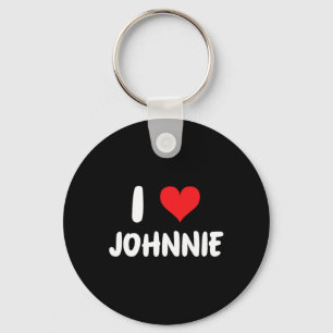 Llavero Amo a Johnnie - Corazón
