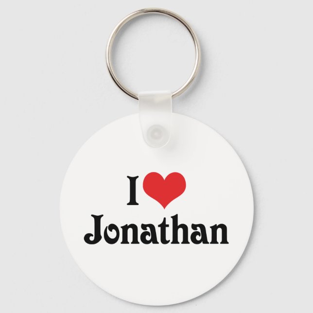Llavero Amo a Jonathan (Anverso)
