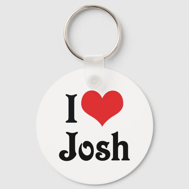 Llavero Amo a Josh (Anverso)