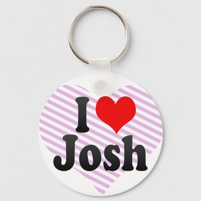 Llavero Amo a Josh (Anverso)