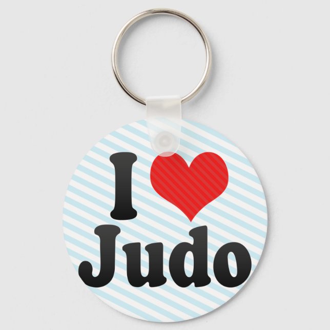 Llavero Amo a Judo (Anverso)