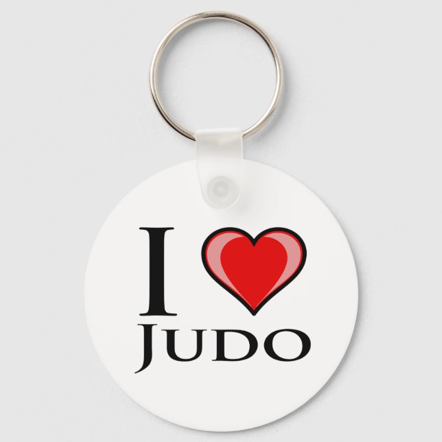 Llavero Amo a Judo (Anverso)