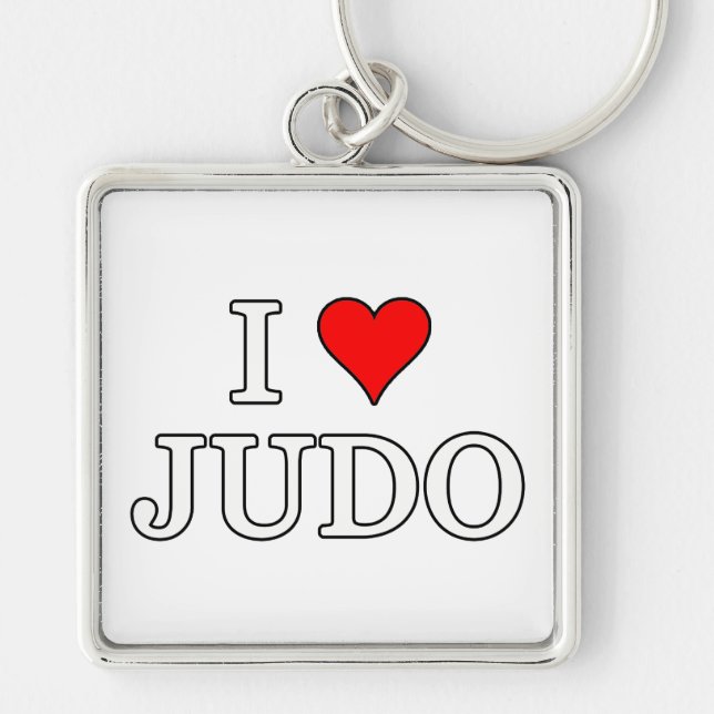 Llavero Amo a Judo (Frente)