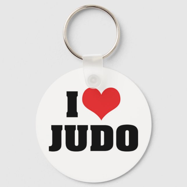 Llavero Amo a Judo Keychain (Anverso)