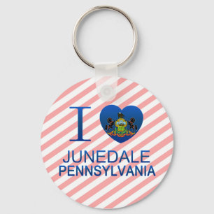 Llavero Amo a Junedale, PA