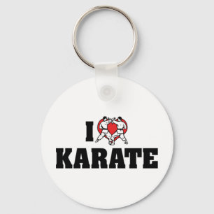 Llavero Amo a Karate Keychain