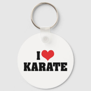 Llavero Amo a Karate Keychain
