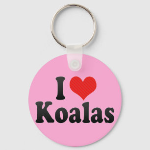 Llavero Amo a Koalas