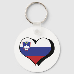 Llavero Amo a la Keychain de Eslovenia