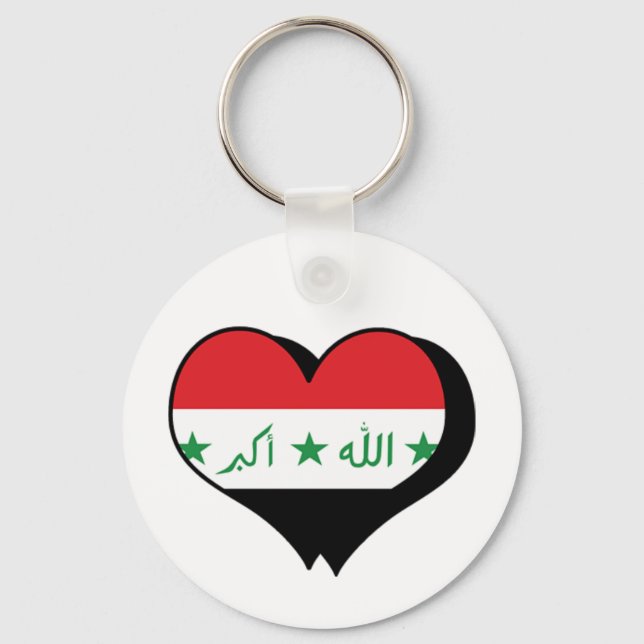 Llavero Amo a la Keychain de Irak (Anverso)
