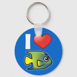 Llavero Amo a la Reina Angelfish