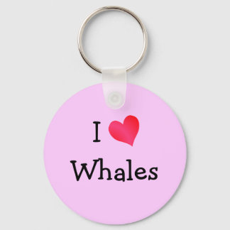 Llavero Amo a las ballenas