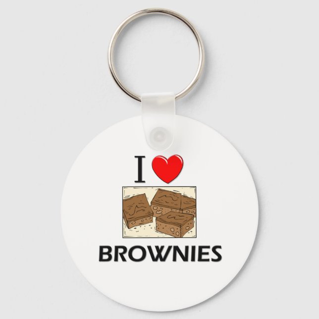 Llavero Amo a las Brownies (Anverso)