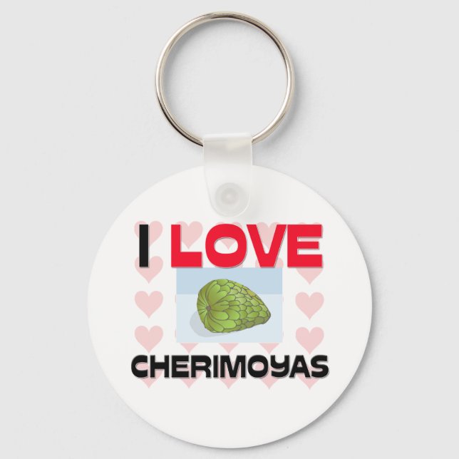 Llavero Amo a las Cherimoyas (Anverso)