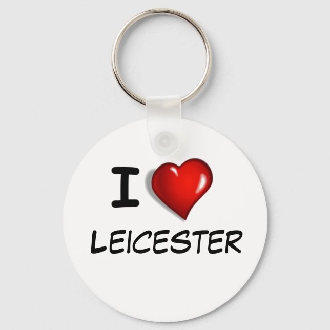 Llavero Amo a Leicester (Anverso)