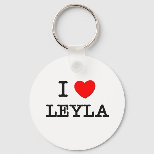 Llavero Amo a Leyla (Anverso)